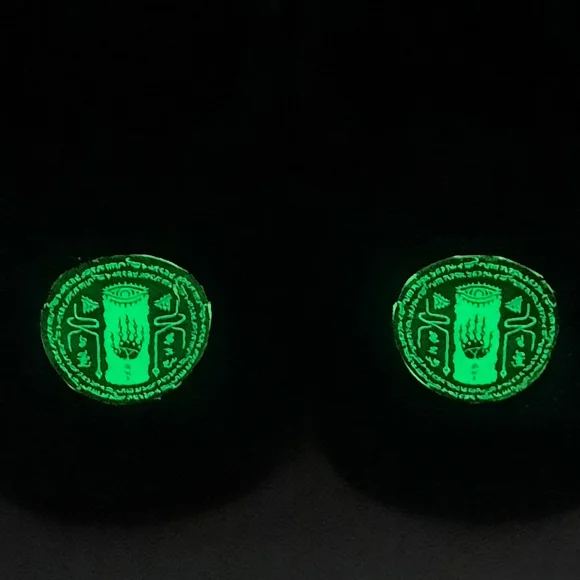 Vans Custom Glow in the dark Zelda Tears of the Kingdom black leather shoes 8.5 - Picture 6 of 16